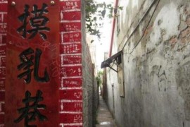 中国最污的路标 摸乳巷／来爽街太污了