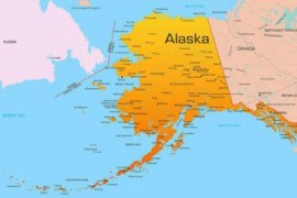 美国面积最大的州阿拉斯加州 比新疆还要大 相当于104个北京